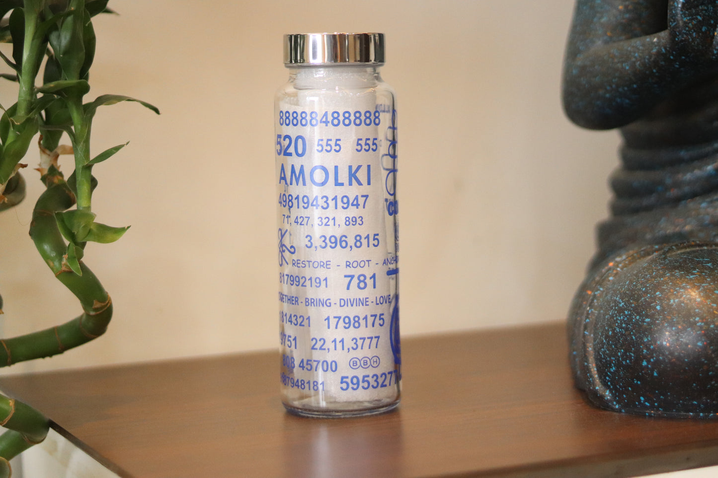 Energy-Infused Glass Bottle