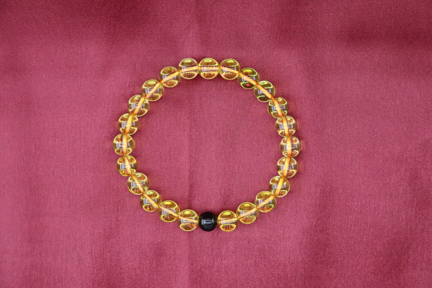 Citrine Bracelet with Black Tourmaline: Abundance, Protection, and Positivity