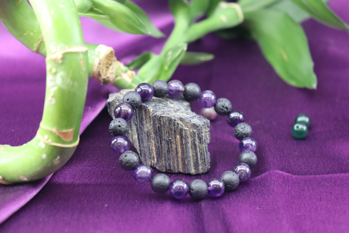 The Lava & Amethyst Harmony Bracelet