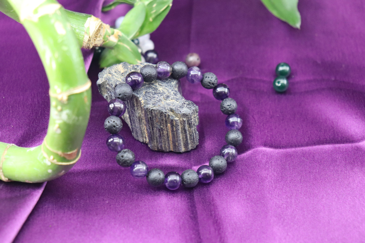 The Lava & Amethyst Harmony Bracelet