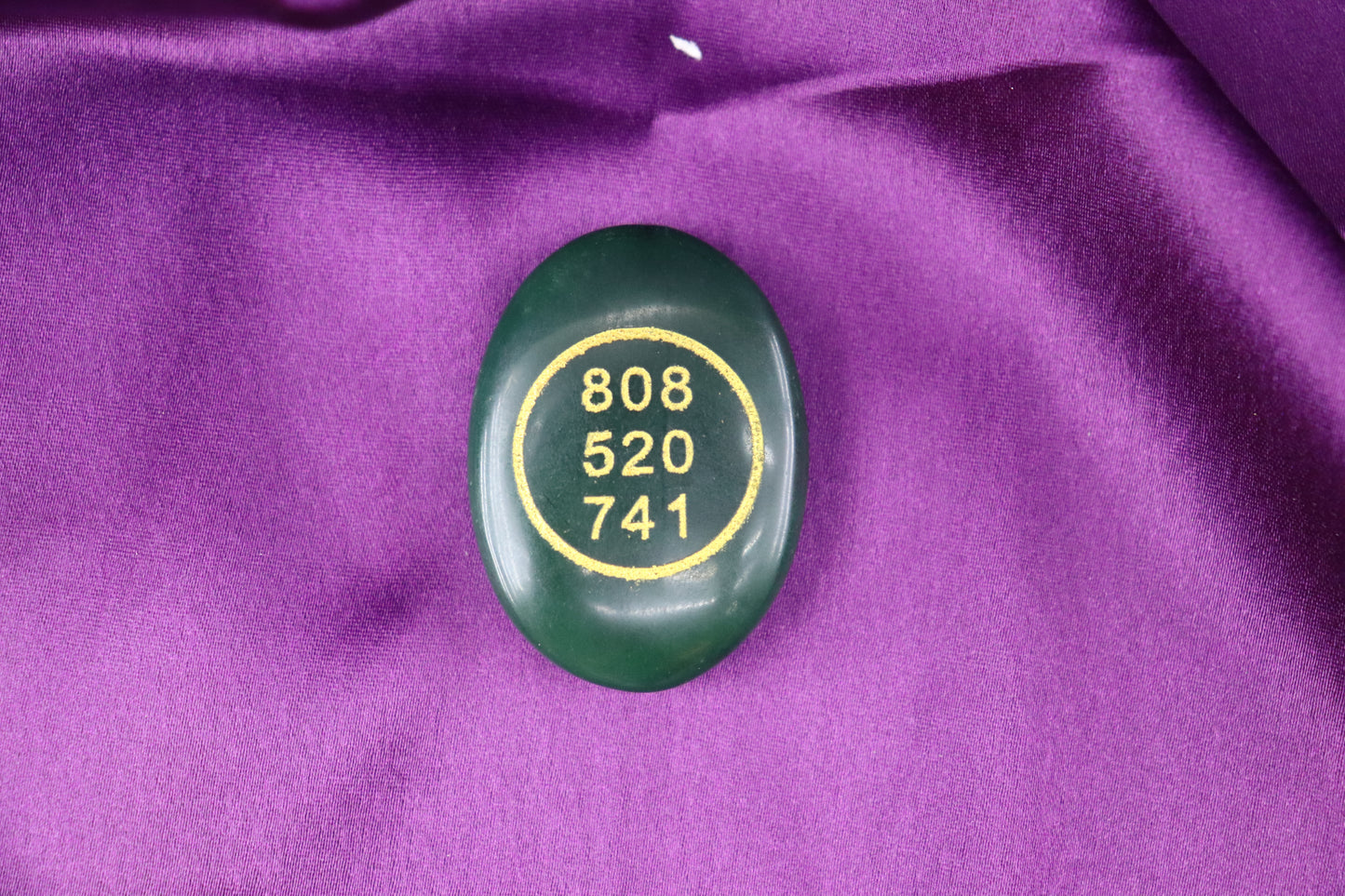 The Prosperity Zibu Coin Made with Premium Green Jade