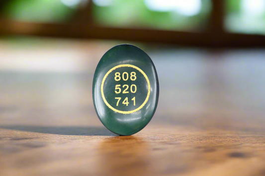 The Prosperity Zibu Coin Made with Premium Green Jade