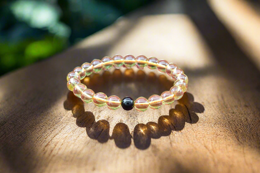 Citrine Bracelet with Black Tourmaline: Abundance, Protection, and Positivity